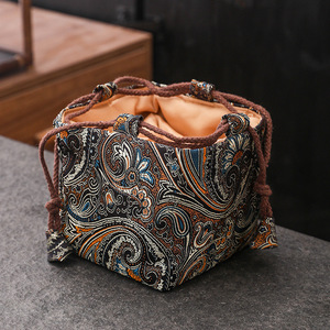 Lussuosa <span class=keywords><strong>Scatola</strong></span> Regalo in Tessuto con Ricami e Inserto in Schiuma Protettiva per Set <span class=keywords><strong>di</strong></span> Tazze da Tè, Confezione Regalo per Ramadan - Product Image 6