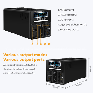 Station d'alimentation portable haute puissance, solaire portable, 2000w 3000W 5000W pour l'électricité de toute la maison - Product Image 5