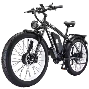 Para <span class=keywords><strong>KETELES</strong></span> 26 \ "pulgadas bicicleta de montaña eléctrica Fat Tire E-Bike 48V/23AH batería K800 Dual Motor AWD 21 velocidad Dirt Bike - Product Image 4