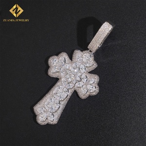 Joyería de Lujo Hip Hop al por Mayor, Colgante de Circonita, Collares para Hombre y Mujer, Colgantes de Joyería Fina de Moda - Product Image 5