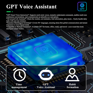 Nouveau modèle 2025 Robot intelligent multifonctionnel éducatif en ABS avec IA, machine d'<span class=keywords><strong>apprentissage</strong></span> des histoires pour enfants, batterie rechargeable, Wi-Fi et commande vocale - Product Image 3