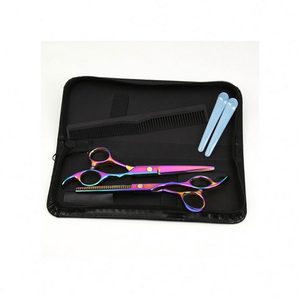 Ciseaux de coiffure professionnels Golden Dragon Corée pour lavage et coupe de cheveux, avec support de rangement 1 sac - Product Image 6