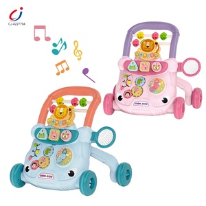 Andador Musical Chengji con Empuje Manual, Educativo Temprano para Niños Pequeños, Multifuncional, Lindo Andador de León con Tanque de Agua - Product Image 1