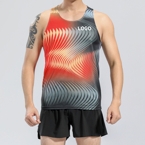 Áo ba lỗ thể thao nam nhẹ, nhanh khô, thoáng khí, in thăng hoa tùy chỉnh, thiết kế thường ngày, chạy marathon - Product Image 1