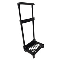 Poignée de chariot OEM en métal et plastique pour sacs d'école et bagages - Pliable, durable, capacité de charge de 10 kg, design portable et tendance