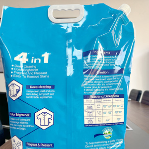 Poudre à lessiver antiseptique à faible mousse, anti-décoloration, nettoyage en profondeur, 5 kg, pour hôtels et usage commercial, logo personnalisé, OEM, en vrac - Product Image 5