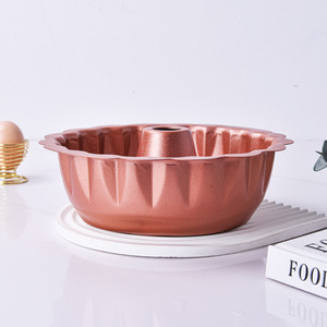 Non Stick Carbon Steel Hollow Chiffon Cake Mold Round Pumpkin Shape Baking Mold For Cakes Bread DIY Baking Tools - Product Image 1