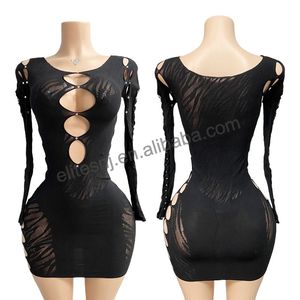 ELITES all'ingrosso esotico abbigliamento da ballo spogliarellista <span class=keywords><strong>abiti</strong></span> in pizzo elasticizzato Vip <span class=keywords><strong>Hostess</strong></span> vestito da Club bottiglia rossa vestito da ragazza - Product Image 1