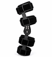 Attelle de genou articulée professionnelle YR-601-1 avec support rotatif, certifiée CE, pour la récupération post-chirurgie des fractures, grande taille