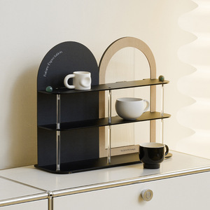 Organizador de Escritorio Rectangular Creativo Retro Estándar para el Hogar, Estante de Almacenamiento para Artículos Diversos y Decoraciones - Product Image 4