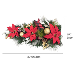 Popular Customized Pvc Decoration Ornament Artificial Hanging Christmas Teardrop <b>Swags</b> - Product Image 2