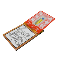 Livre de peinture à l'eau magique de dessin de coloriage de griffonnage magique de l'éducation précoce des enfants avec le stylo d'eau pour des enfants