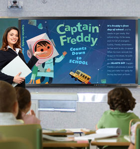 Tableau blanc interactif intelligent tout-en-un, écran tactile, équipement éducatif, panneau plat pour l'enseignement en classe, à l'université - Product Image 2