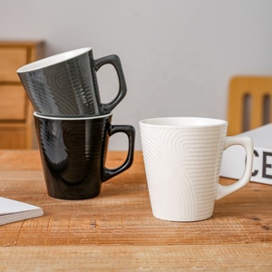 Venta caliente 300ml Logotipo personalizado Tazas de cerámica a granel Diseño de <span class=keywords><strong>China</strong></span> Precio económico - Product Image 4