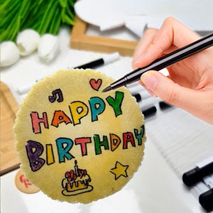 Penna Colorante Alimentare Colorata Facile da Usare Penna con Inchiostro Commestibile per Scrivere e Disegnare su Torte e Altro - Product Image 1