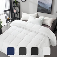 Couette en microfibre super douce, garnissage en fibres de polyester solides, vente en gros