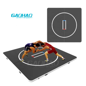 GAOHAO SPORTS Materasso Gonfiabile 10' X 10' <span class=keywords><strong>per</strong></span> Lotta, Arti Marziali, <span class=keywords><strong>Ginnastica</strong></span> e MMA - Product Image 2