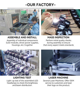 Faros Delanteros LED de 12V-85V para Motocicletas Deportivas y de Calle, Nivel IP68, 4 Colores Intermitentes, Ojos de Demonio Rojos, Luz de Destello - Product Image 5