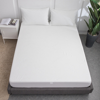 Protège-matelas rafraîchissant certifié OEKO-TEX, imperméable, silencieux, en bambou, taille Queen, King, sur mesure