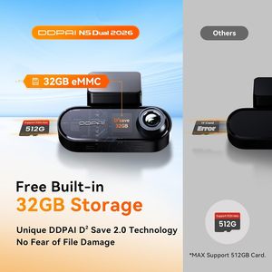 DDPAI N5 Dash <span class=keywords><strong>Cam</strong></span> Dual 4K con Modulo 4G, Telecamera per Auto con Controllo Vocale Intelligente, UHD HDR, Grandangolare, Visione Notturna - Product Image 5