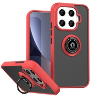 Étui antichoc avec anneau de support pour Xiaomi 17T, support magnétique pour voiture, béquille, coque de protection pour téléphone