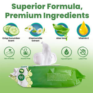 Lingettes humides jetables personnalisables avec logo, non alcoolisées, non lavables, pour patients adultes, pour le lit et le bain, écologiques, antibactériennes, jetables dans les toilettes - Product Image 4