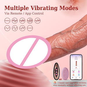 Dildo Vibrador Calefactable con Control Remoto - Pene de Silicona Realista Retráctil con Múltiples Modos y Fuerte Ventosa, Juguete Sexual - Product Image 3