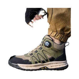 <span class=keywords><strong>Zapatos</strong></span> de Seguridad Indestructibles de Alta <span class=keywords><strong>Dura</strong></span> para Hombre con Punta de Acero, Parte Superior de Cuero de Microfibra para Trabajo de Invierno - Product Image 4