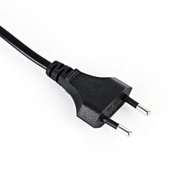 Câble d'alimentation avec interrupteur marche/arrêt, prise européenne, cordon d'alimentation EU pour rallonge, lampe, projecteur, radio