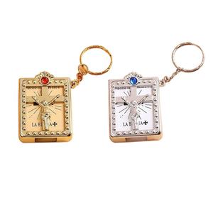 Hot Selling Promotion Eco-Friendly Professional Mini Jesus Bible <b>Key</b> Chain Religious Gifts Holy Book Bible Keychain - Product Image 6