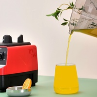 Robot culinaire électrique 3-en-1 étanche avec extracteur de jus, mixeur à viande et moulin à épices, doté d'une lame en acier inoxydable