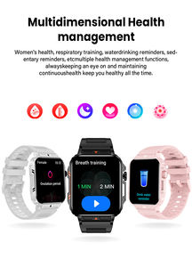 Hombres Deportes al aire libre Reloj inteligente Dispositivos portátiles BT Llamada 3ATM Reloj impermeable - Product Image 2