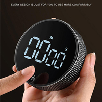 Minuterie de cuisine numérique LED pour la cuisine, douche, étude, chronomètre, réveil magnétique, électronique, compte à rebours de la cuisine, nouveau