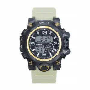 Grossiste mode grand g style montre-bracelet numérique étanche grande taille LED sport montres électroniques hommes