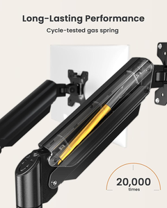 Có thể điều chỉnh khí mùa xuân Màn hình kép đứng Bàn Giữ 4.4-17.6 lbs 13-32 inch màn hình 2 màn hình Cổ Phiếu có sẵn - Product Image 2