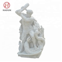 Statue de Zeus en marbre, sculpture de figure grecque en pierre