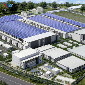 Centro Logístico y de Clasificación Industrial de Estructura de Acero Prefabricada Ecológica y Resistente con Soluciones para Apartamentos/Almacenes - Product Image 1