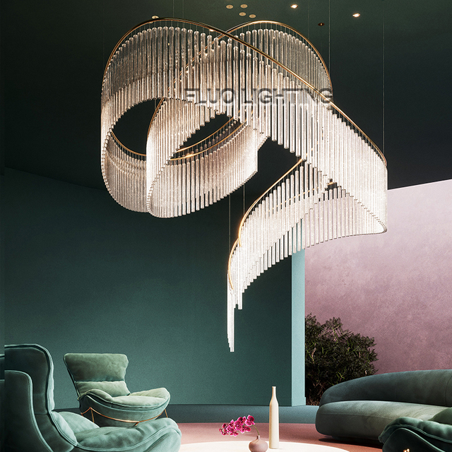 Indoor Pendant Lighting Decorative Hotel Villa Led Chandelier Ceiling Light