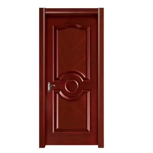 Porta del soggiorno in legno verniciato semplice per interni della porta della casa impermeabile di vendita calda personalizzata