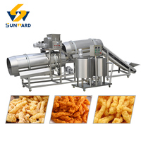Ligne de production complète entièrement automatique de snacks croustillants (Kurkure, Cheetos, Corn Curl) en acier inoxydable 304, contrôlée par PLC