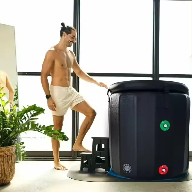 Ejia biểu tượng tùy chỉnh dwf Ice tắm thùng lạnh Plunge bồn tắm cho lạnh trị liệu thể thao phục hồi với tùy chọn máy làm lạnh