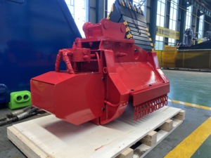MONDE para Excavadora Caterpillar 349, Trituradora de Madera con Placa de Acero HARDOX para Trituración de <span class=keywords><strong>Pino</strong></span> de Larga Duración - Product Image 4