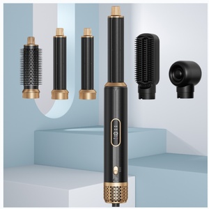 ชุดแปรงไดร์เป่าผม 5 in 1 พร้อมมอเตอร์ AC 60000 รอบต่อนาที สำหรับใช้ในบ้าน - Product Image 1