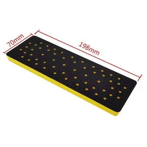 Alfombrilla para máquina rectificadora de 70x198 mm, almohadilla de espuma texturizada, base duradera con superficie adhesiva - Product Image 1