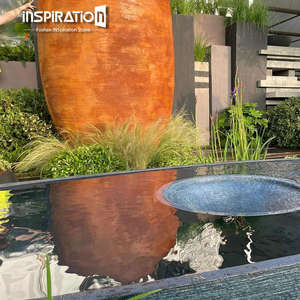 Pots <span class=keywords><strong>de</strong></span> fleurs pour plantes <span class=keywords><strong>de</strong></span> jardin personnalisés Boîte d'extérieur en acier corten Jardinière à <span class=keywords><strong>colonne</strong></span> circulaire - Product Image 6