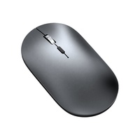 Mouse Komputer Mini Nirkabel 2.4Ghz X2 Terlaris untuk Notebook Pro dengan Sensor Optik LED Backlit dan Baterai Isi Ulang
