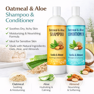 Champú y Acondicionador para Perros con Avena OEM |   Champú para Mascotas con Aloe Vera para Piel Seca y con Picazón |   Fabricante de Fórmulas Personalizadas - Product Image 4