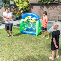 Le jeu de jardin ultime : Ciblez les buts, tirez sur les paniers – Jouets gonflables pour jardin et piscine pour des moments de plaisir aquatique estivaux en plein air