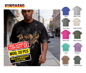 เสื้อยืดผู้ชายพิมพ์ลายสัตว์แนวสตรีทสไตล์วินเทจ - Product Image 1