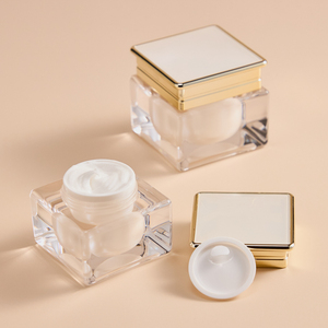 Factory Spot 100ml para tarro de crema de mantequilla corporal de plástico transparente tarros cosméticos exfoliantes para dormir de boca ancha - Product Image 1